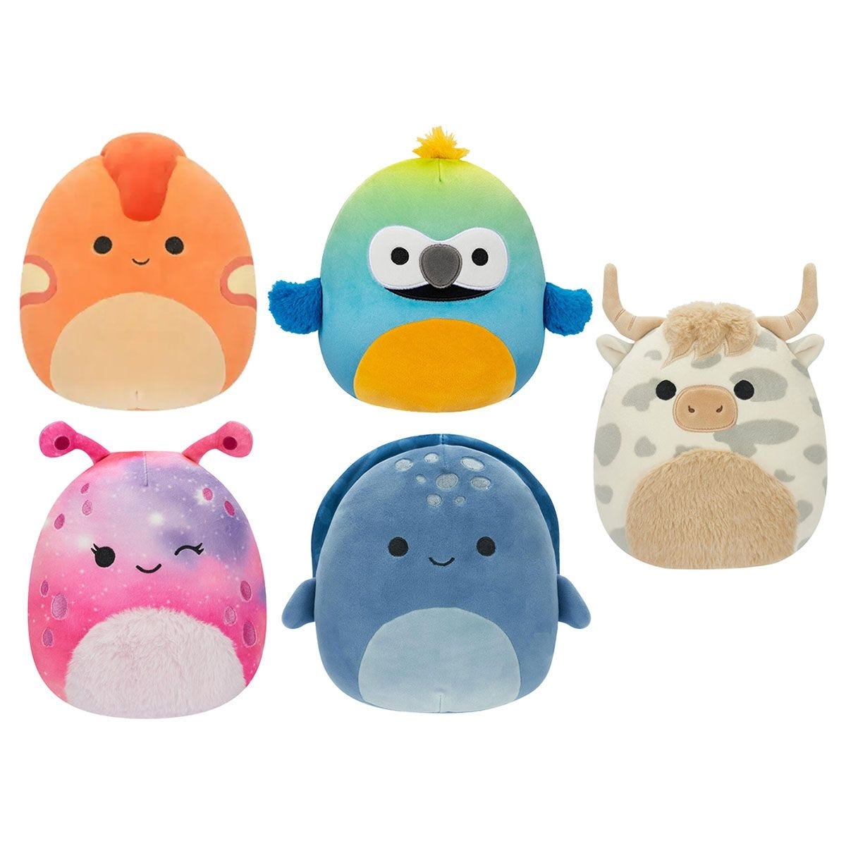 Squishmallows SQCR04067 7.5" Assorted Plush Toy Unisex, 3-4 Years