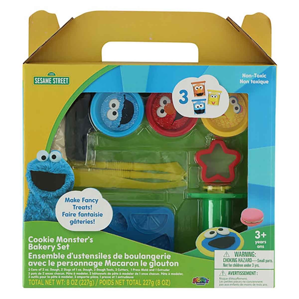 سيزام ستريت مجموعة مخبز كوكي مونستر، للجنسين، للأعمار من 3 إلى 4 سنوات