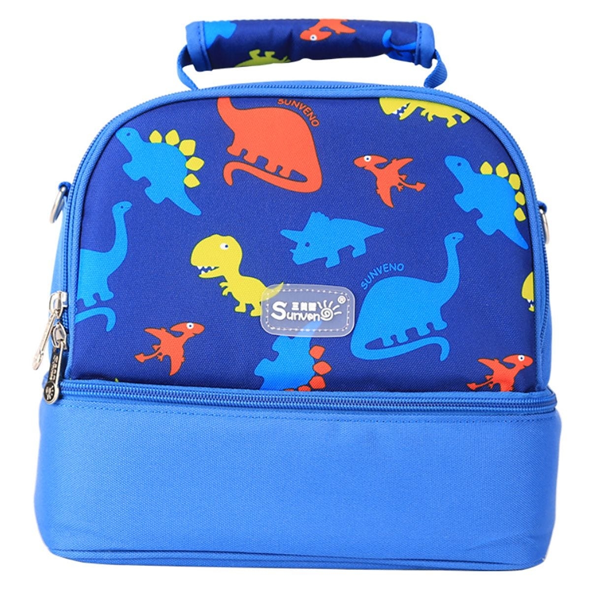 صنفينو شنطة زجاجة/غداء معزولة ديناصور للجنسين، 13 سنة فأكثر