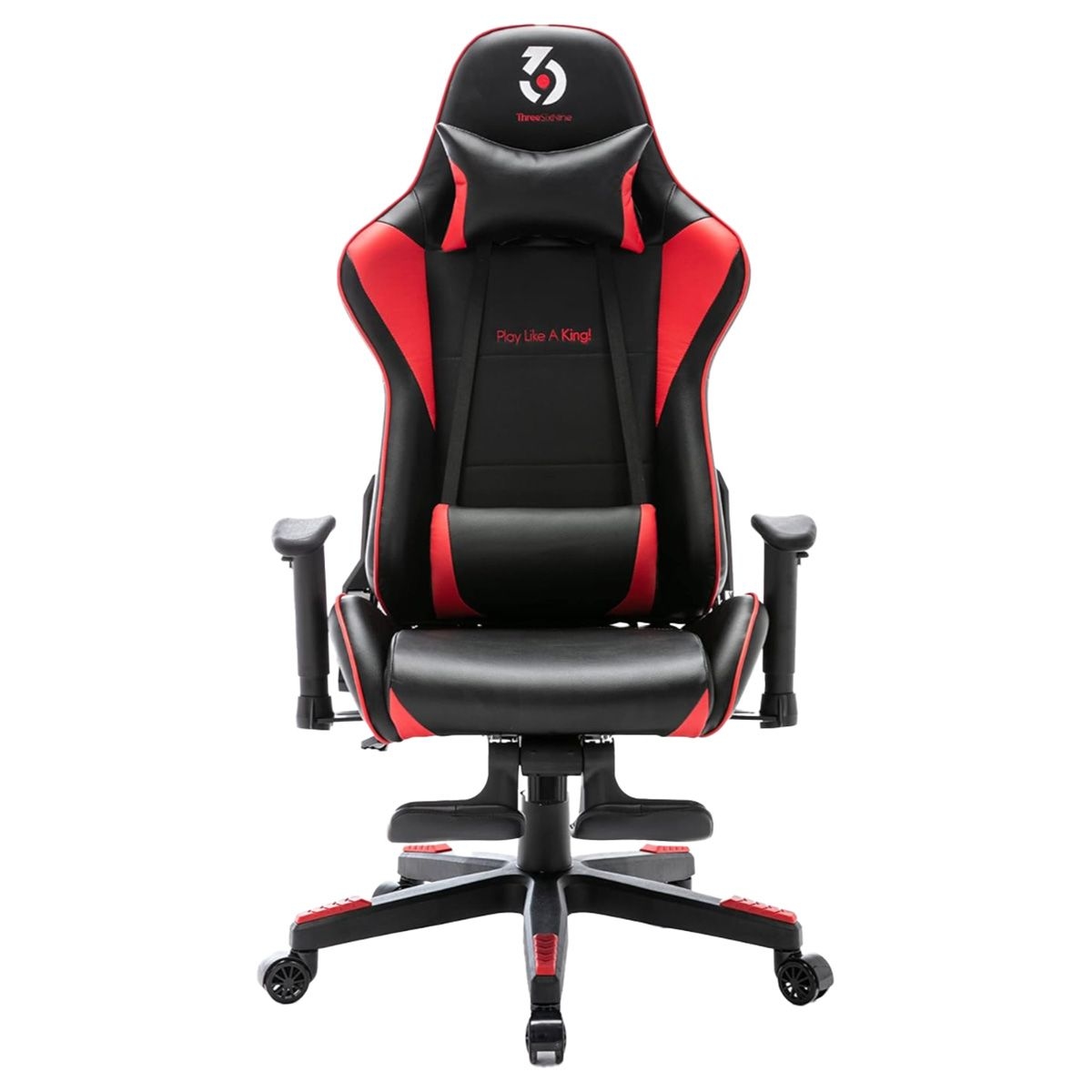 ثري سيكس ناين كرسي ألعاب قابل للتعديل موديل K3 باللونين الأسود والأحمر