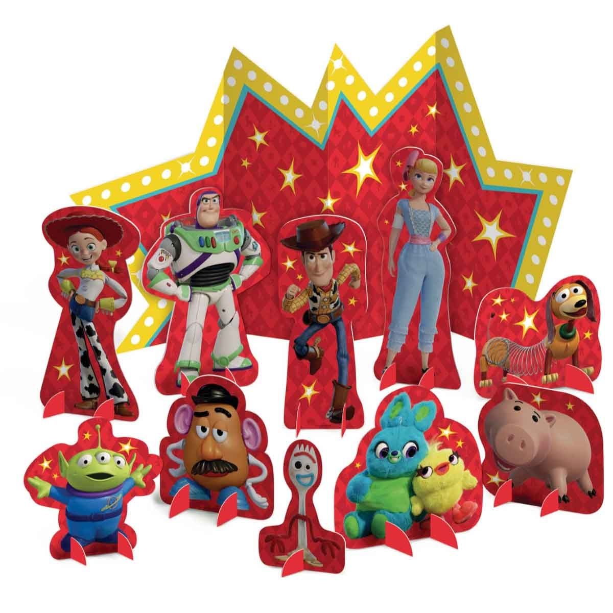 ديزني أند بيكسار توي ستوري 4 مجموعة زينة طاولة